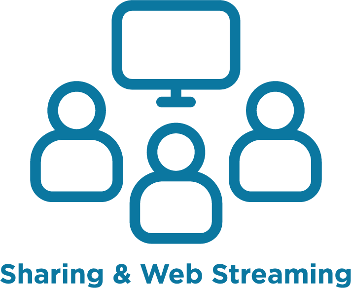Sharing and Web Streaming - MVR pro